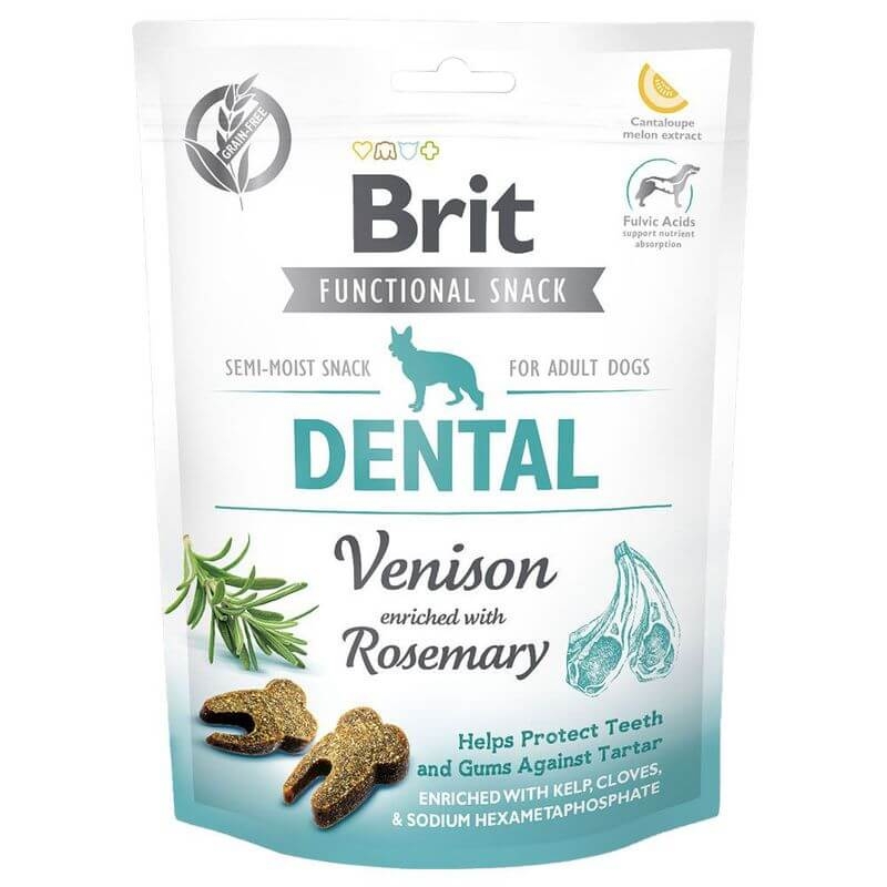 Brit Care Functional Dental szarvas kutyasnack
