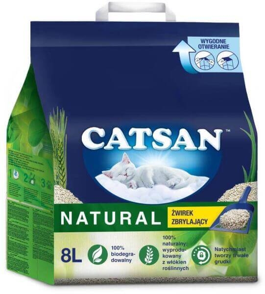 CATSAN Natural macskaalom 8 l - Kép 1