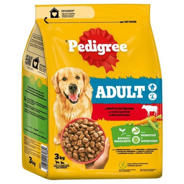 Pedigree Adult marha & zöldség