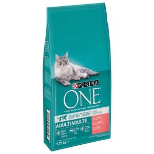 PURINA ONE Adult lazac & teljes kiőrlésű gabona