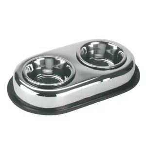 Rozsdamentes dupla tál