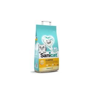 Sanicat macskaalom Clumping White illatment csom bentonit 10l