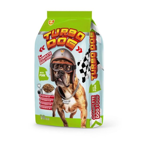 Turbó Dog száraz kutyaeledel 10kg sertés