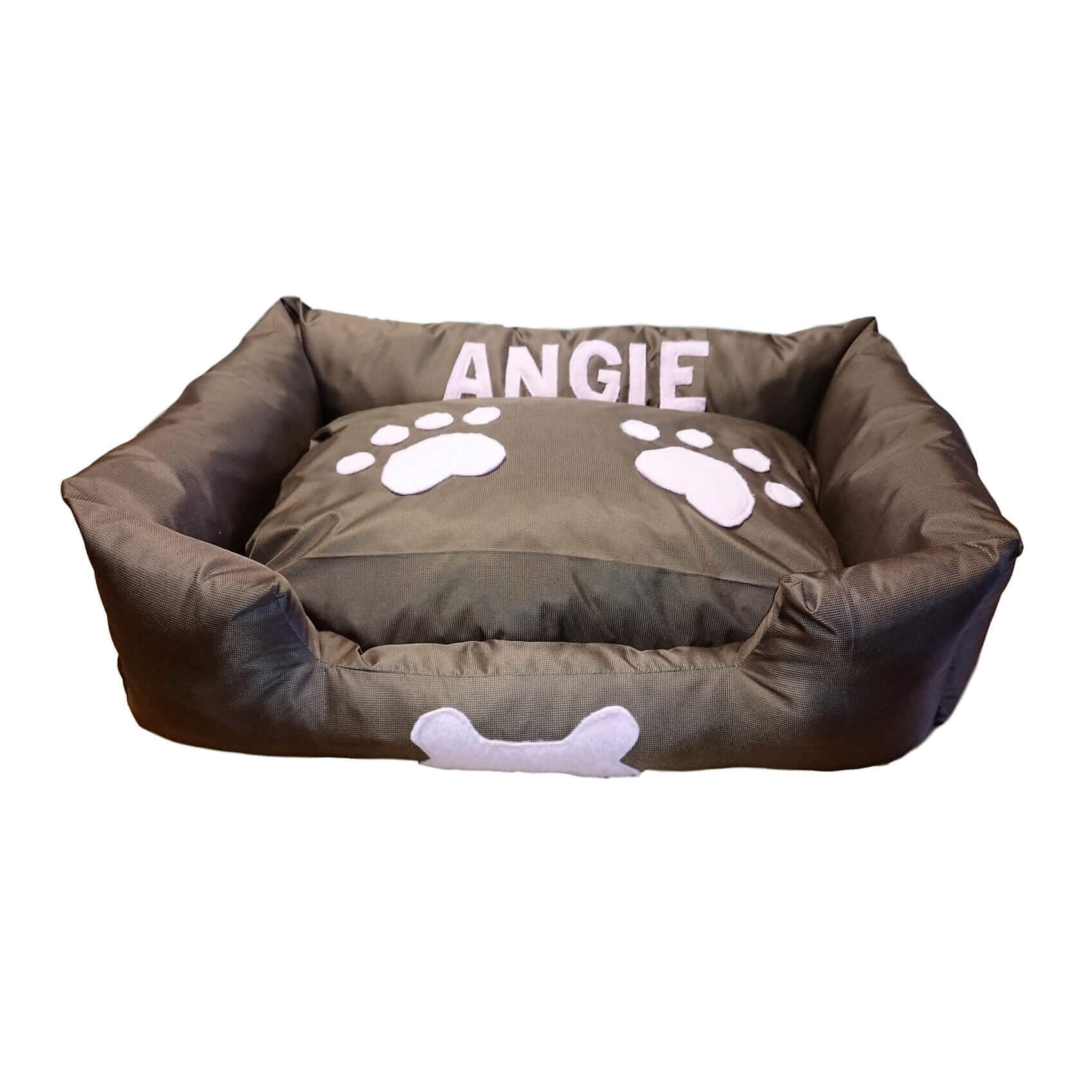 Vízlepergetős kutyafekhely – barna - Kép 1